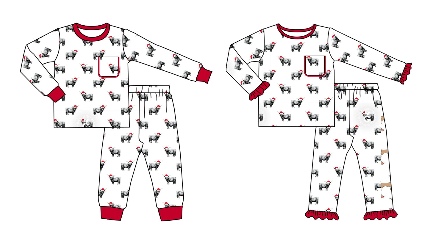 25.6.18 custom each style moq 5eta 4-6week Sibling Sisters Christmas baby girl long sleeve pants sets 1 and sets 2 match family design