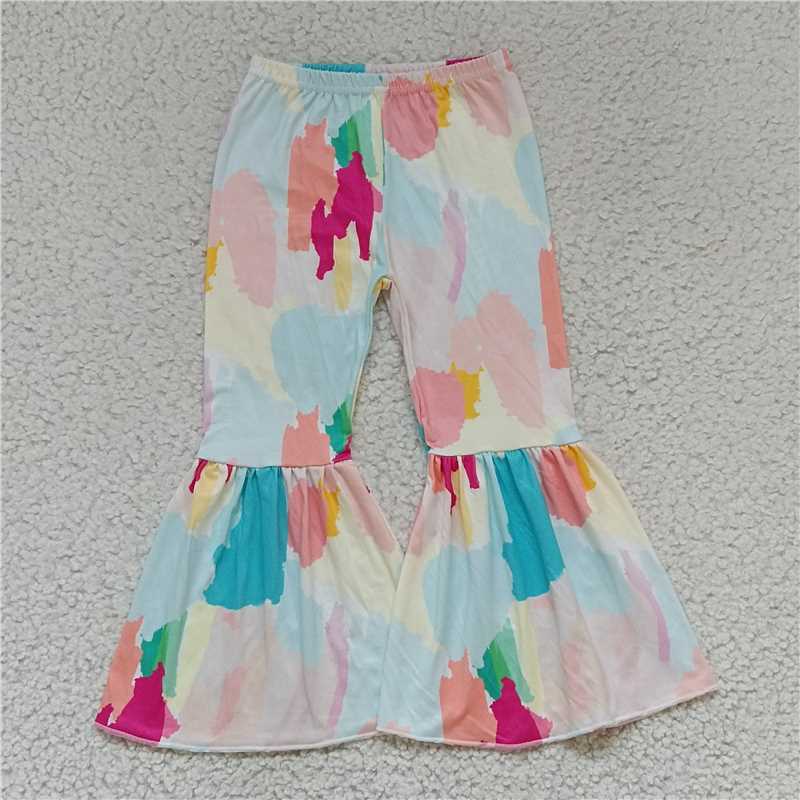 Colorful tie-dye trousers 彩色扎染长裤