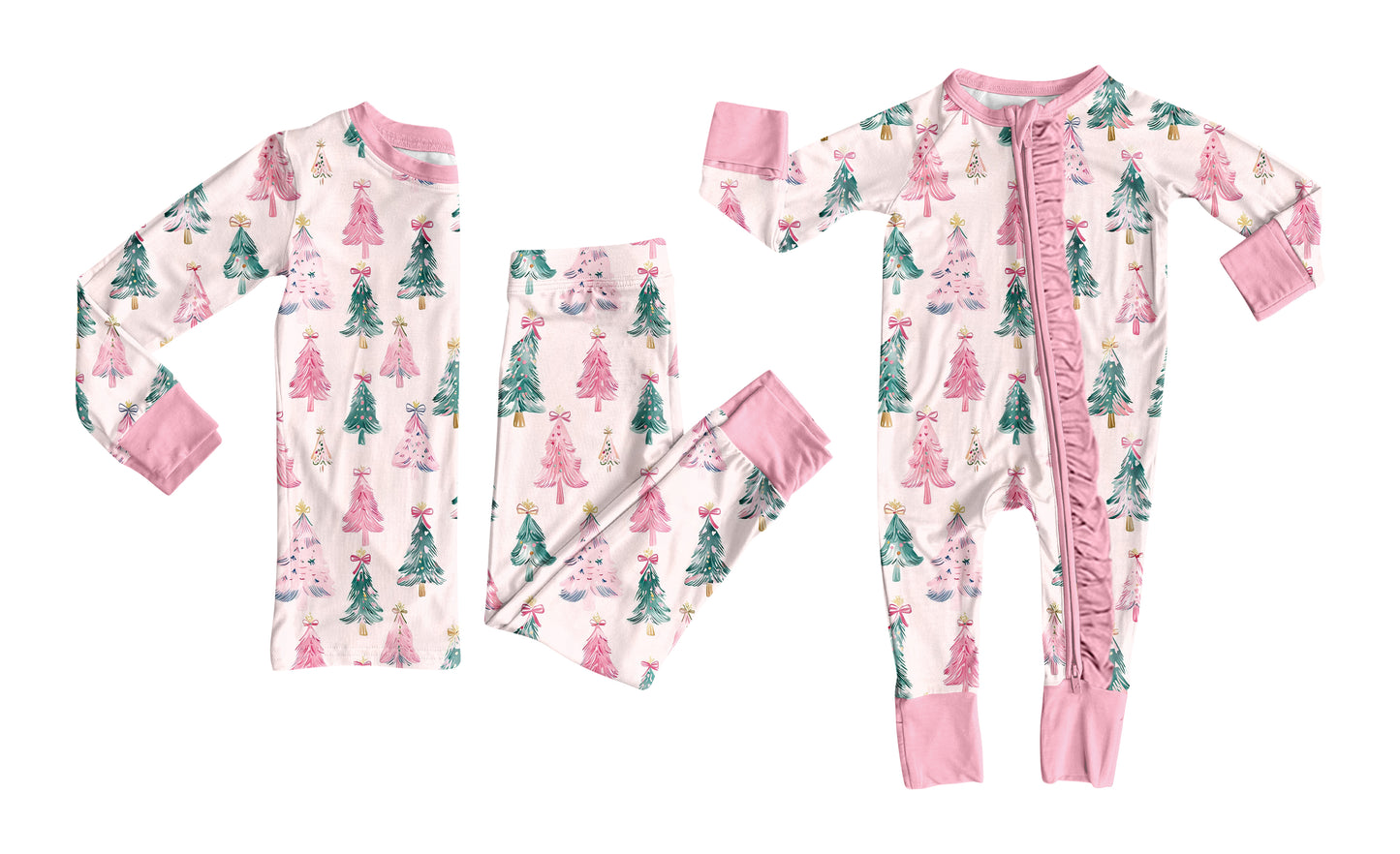 25.8.7 custom each style moq 5eta 4-6week Sibling Sister Christmas trees baby girl long sleeve pants sets and rompers match family design