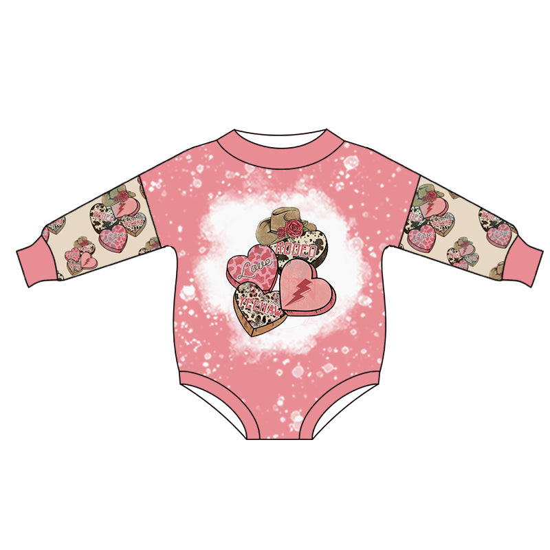 10.19 custom each style moq 5eta 4-6week Sibling love pink baby girl sets and rompers match family design