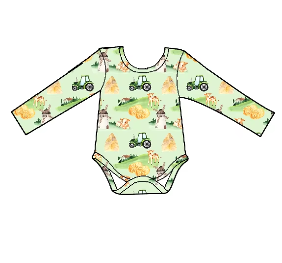 Custom moq 3 eta 6-8weeks Caodun-Deer-Truck Cyan Long Sleeve Climbing Suit