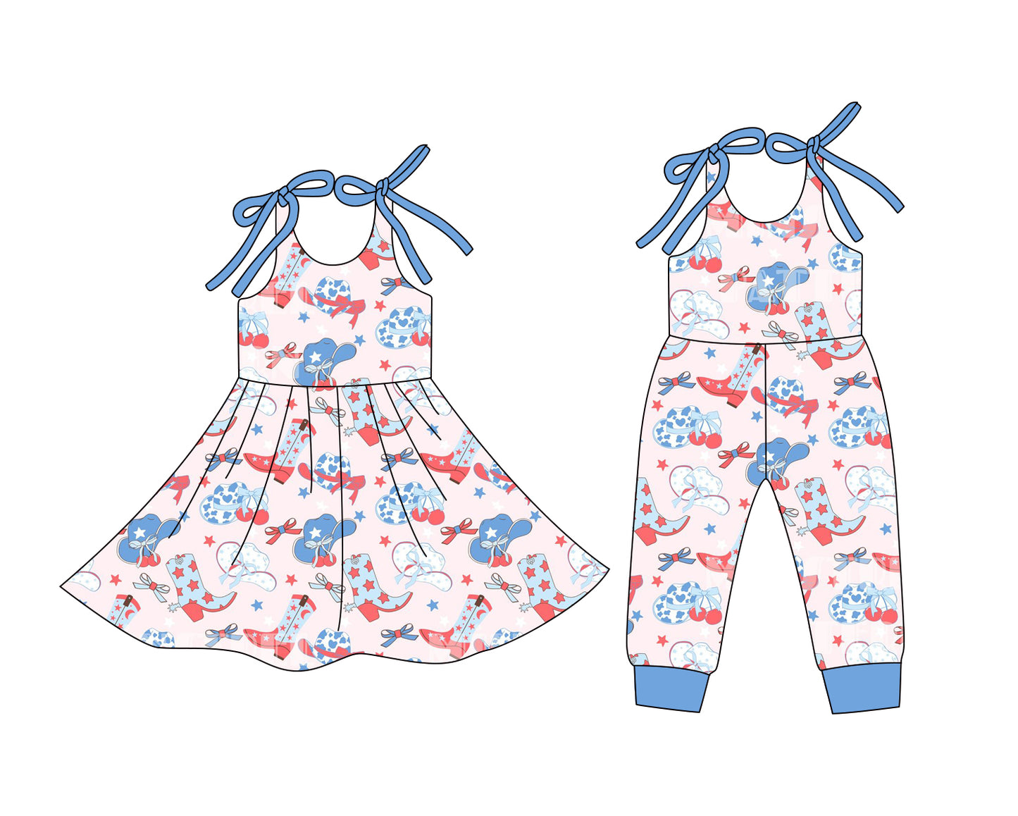 25.12.23 custom each style moq 5 eta 6-8week Sibling Sister boot hat baby short sleeve romper and dress match design