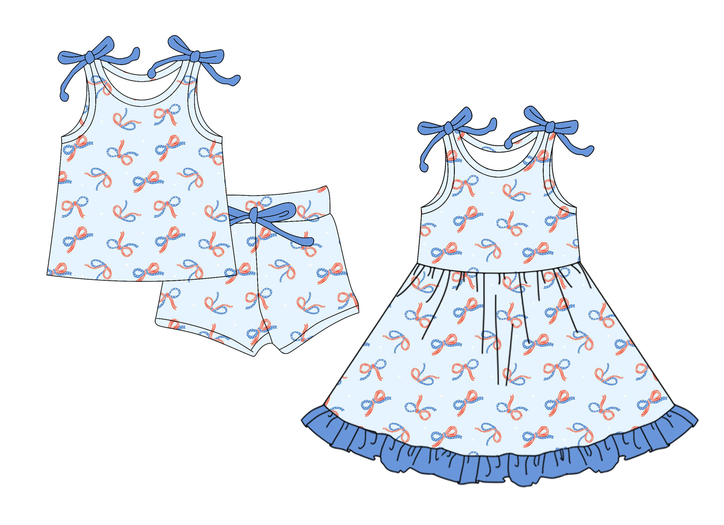 25.12.13 custom each style moq 5 eta 6-8week Sibling Sister bow baby short sleeve shorts sets and dress match design