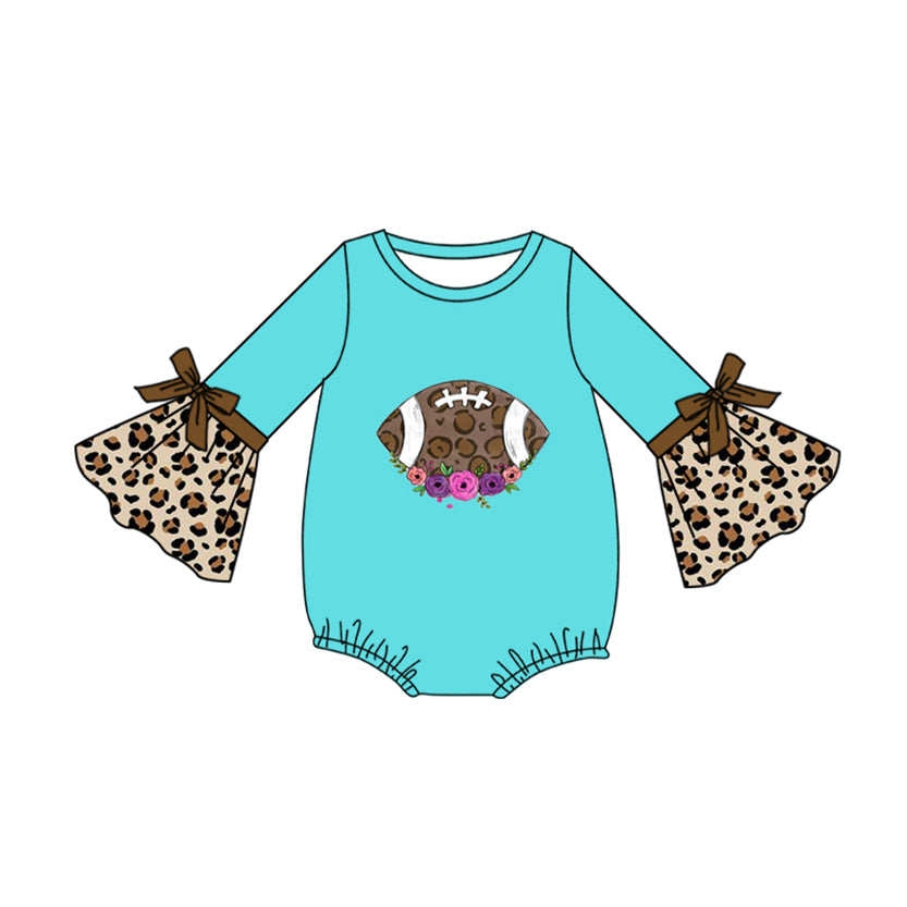 8.27 custom each style moq 5eta 4-6week Sibling Sister rugby blue and green baby girl sets and dress and rompers match family design