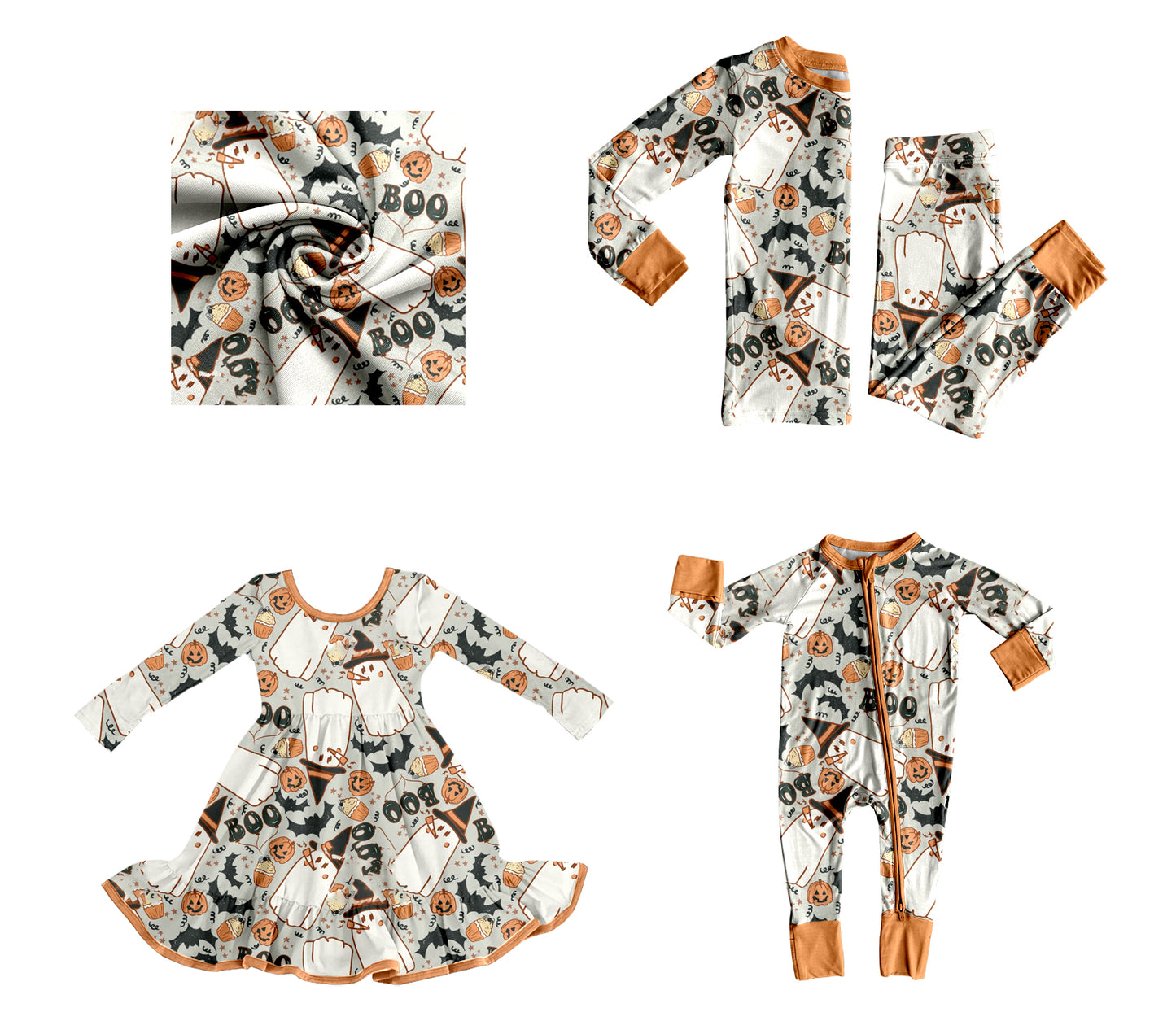 25.8.6 custom each style moq 5eta 4-6week Sibling Sisters pumpkin baby girl long sleeve pants sets and dress and rompers match family design