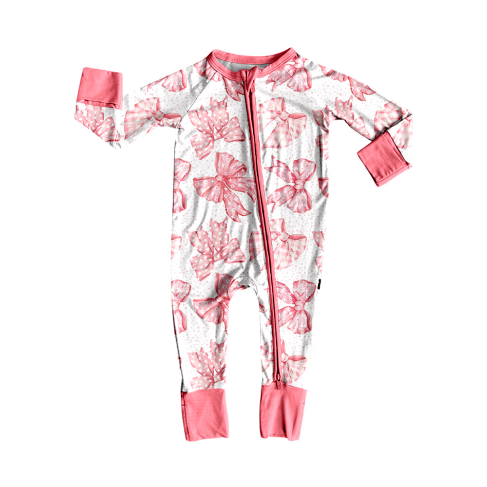 25.9.4 custom each style moq 5eta 4-6week Sibling Sisters bow baby girl clothes long sleeve pants sets and romper match family design