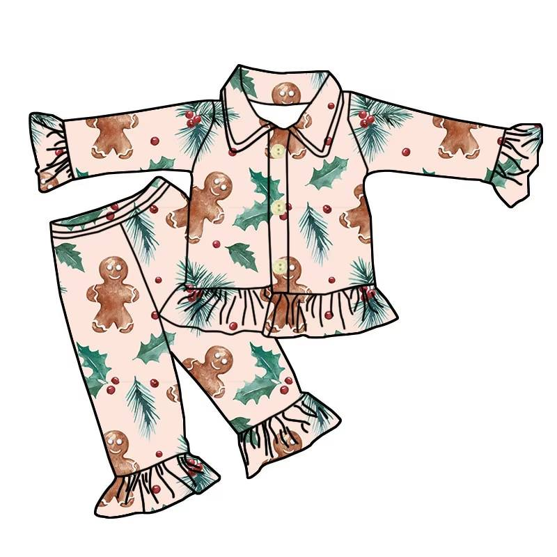 Custom moq 5 each style eta 6-7weeks bab girl clothes long sleeve pants sets 4-25.8.2