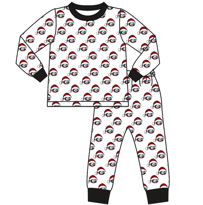 custom moq 5 tat about 4-6 weeks Boys' long sleeve and long pants pajama set