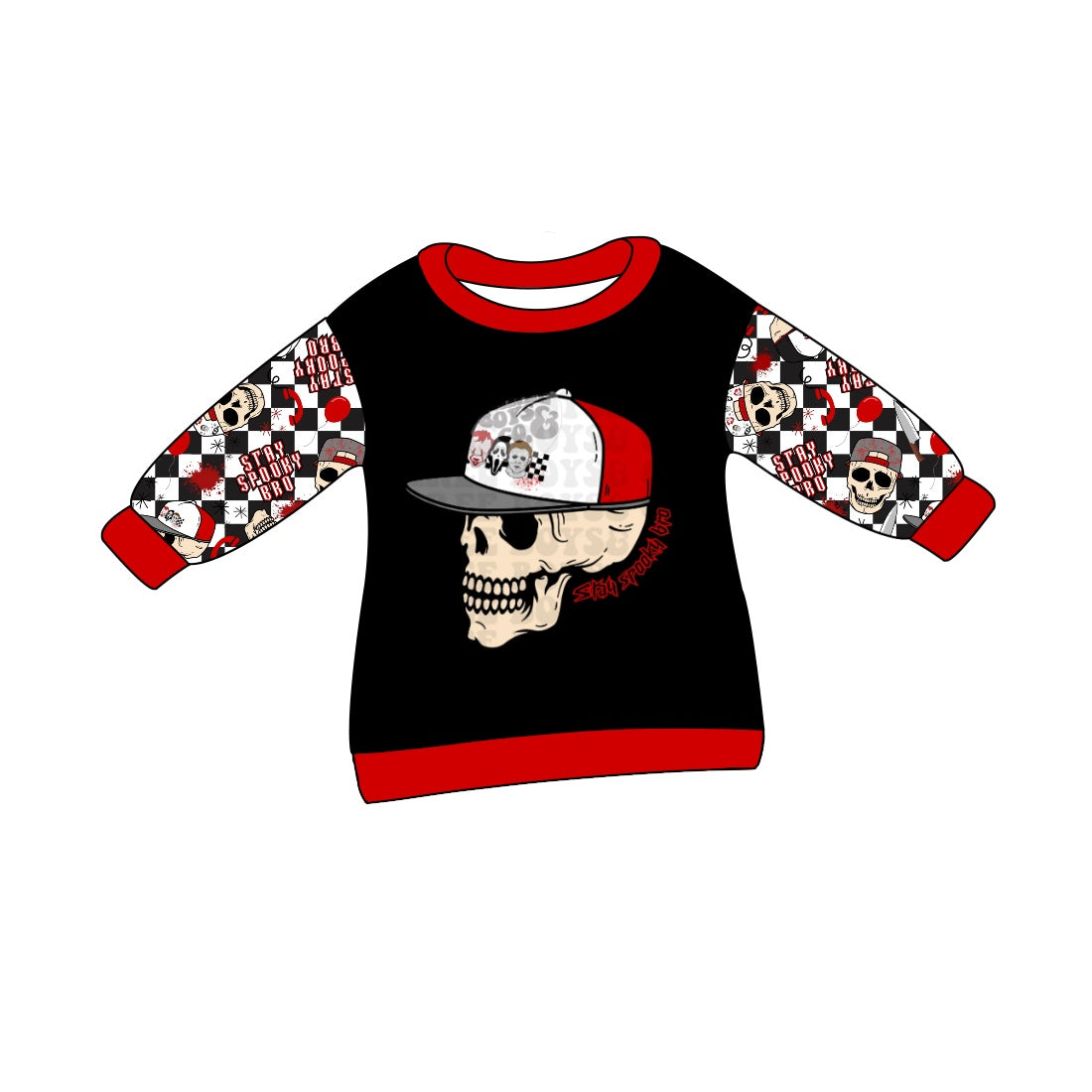 8.2 custom each style moq 5 eta 4-6week Sibling Sister baby girls clothes black long sleeve top and long sleeve romper match family design