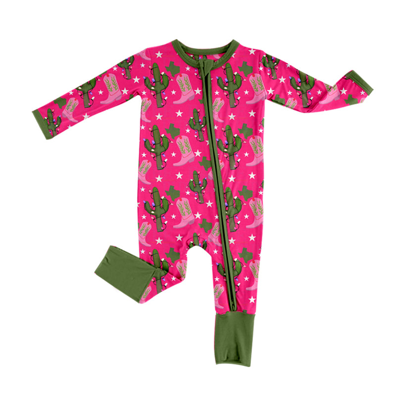 8.28 custom each style moq 5eta 4-6week Sibling Sister boots catcus rose red baby girl sets and dress and rompers match family design