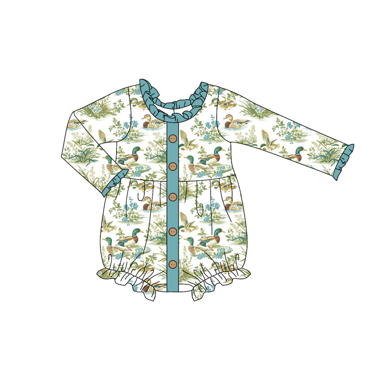 9.11 custom each style moq 5eta 4-6week Sibling Sister duck baby girl sets and dress and rompers match family design