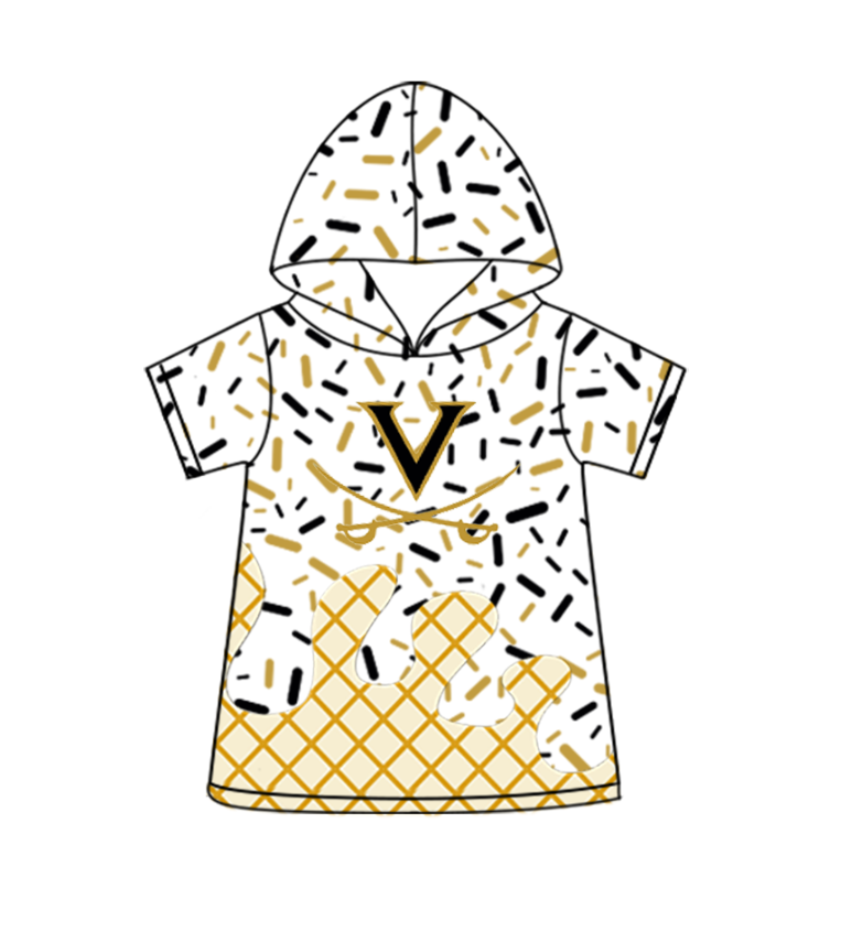 custom moq 3 eta 6-8weeks adult and kids clothes team hooded short sleeve top