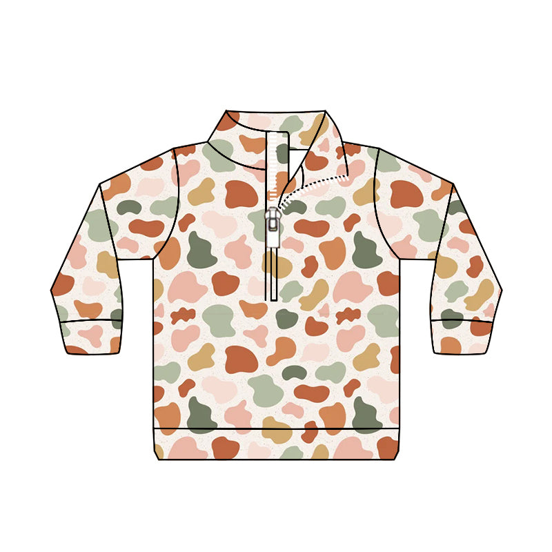 9.7 custom each style moq 5 eta 4-6week baby boys clothes camouflage long sleeve top
