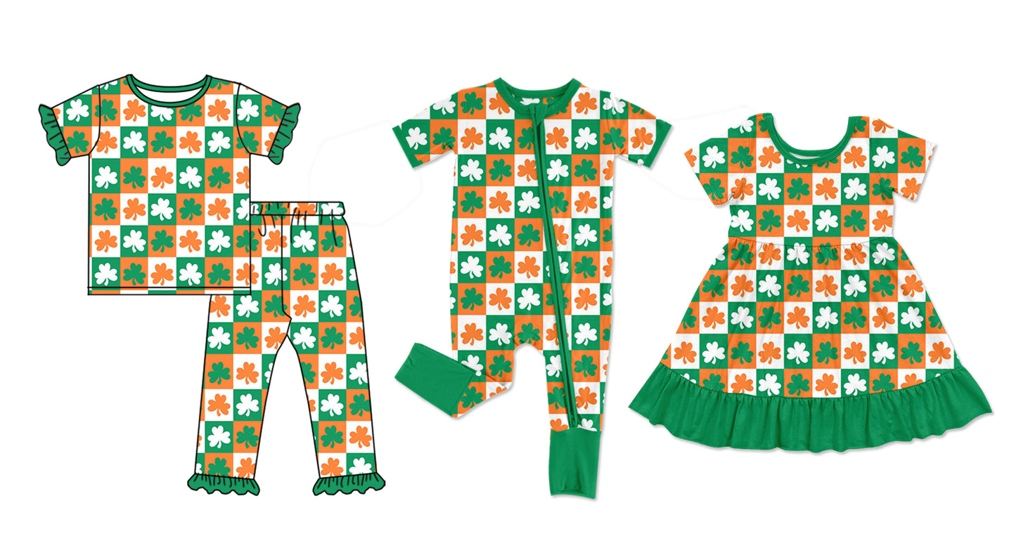 25.11.10 custom each style moq 5 eta 6-8week Sibling Sisters baby girl short sleeve pants sets and dress and rompers match family design