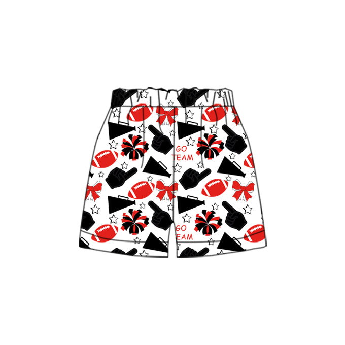 Custom moq 5 each style summer teams baby girls clothes team hooded long sleeve tops and short sleeve top and dress and shorts-25.6.12