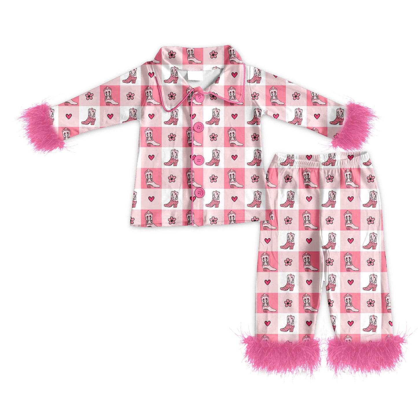 25.11.25 custom each style moq 5 eta 6-8week Sibling Sisters boots floral love plush baby girl clothes long sleeve pants sets