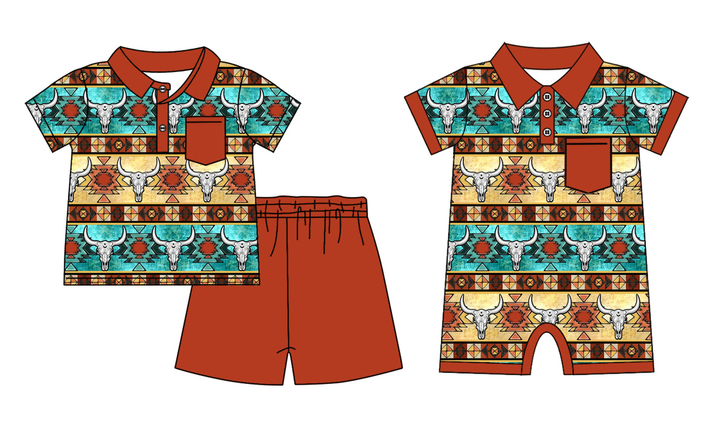 11.22 custom each style moq 5eta 4-6week Sibling Sister geometric baby boy short sleeve shorts sets and rompers match design