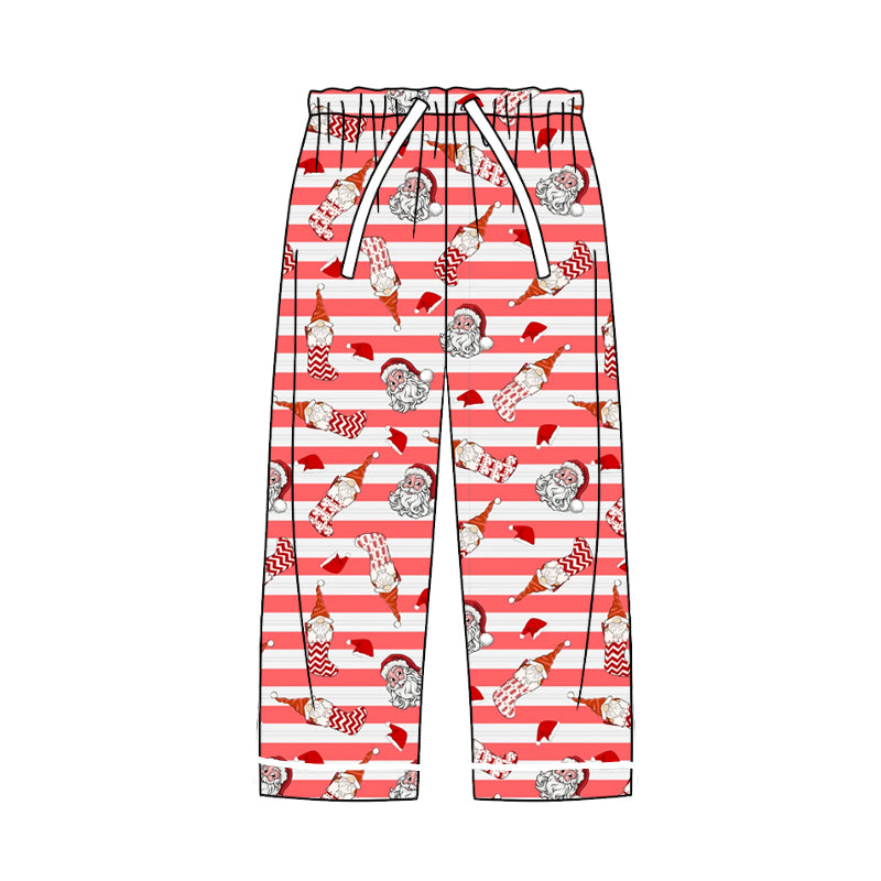 9.2 custom each style moq 5eta 4-6week adult clothes Christmas red long pants adult man pants