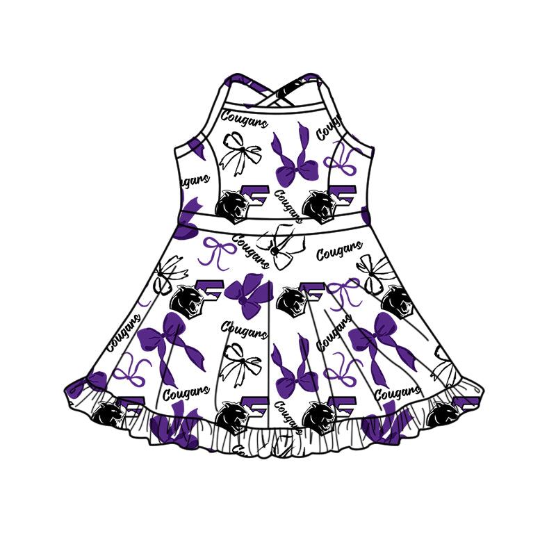 Custom moq 5 mix size milk silk summer teams baby girls clothes bow purple hooded long sleeve pants sets and boy sets and dress and hooded top and pant-25.8.14