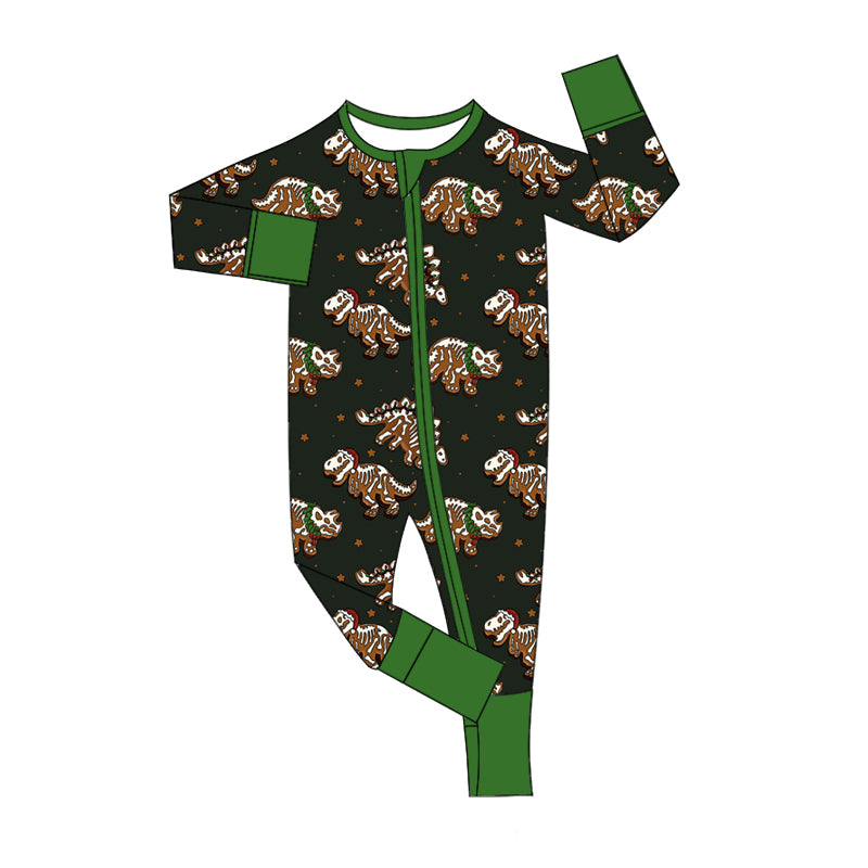 7.10 custom each style moq 5eta 4-6week Sibling Sister dinosaur black baby boys sets and rompers match family design