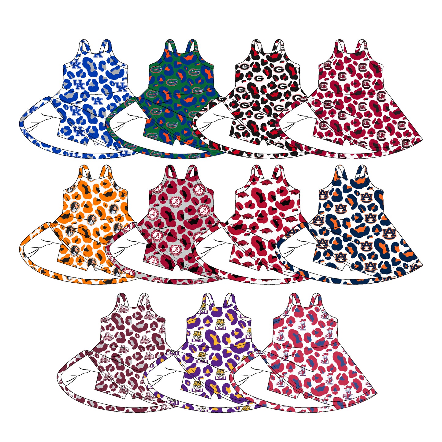 26.1.12 custom each style moq 5 eta 6-8week Sibling Sister team baby short sleeve dresses 11 match design