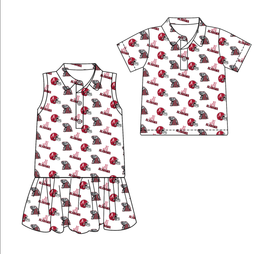 Custom moq 5 mix size milk silk summer teams White Sleeveless Dress for Baby Girl Short-Sleeved Polo Shirt for Baby Boy Infant Clothing Set