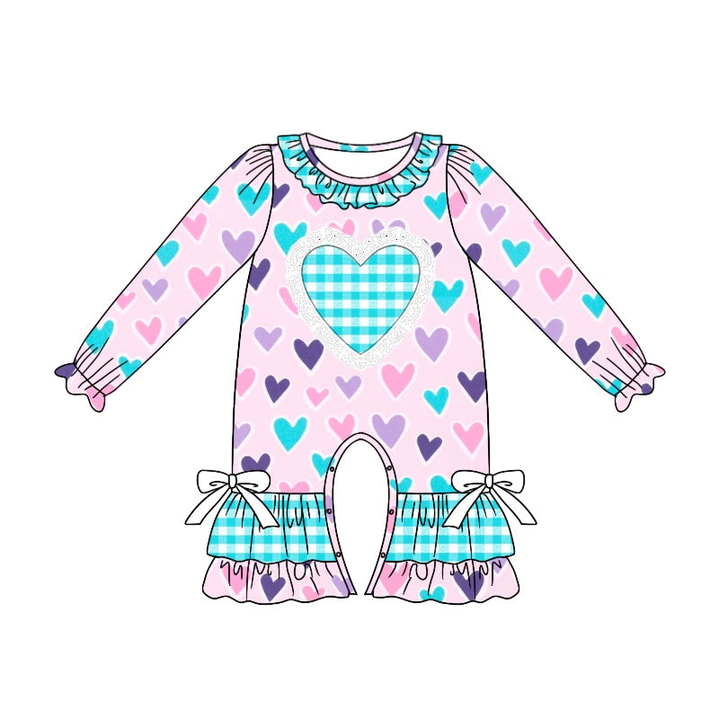 9.6 custom each style moq 5eta 4-6week Sibling Sister love baby girl dress and rompers match family design