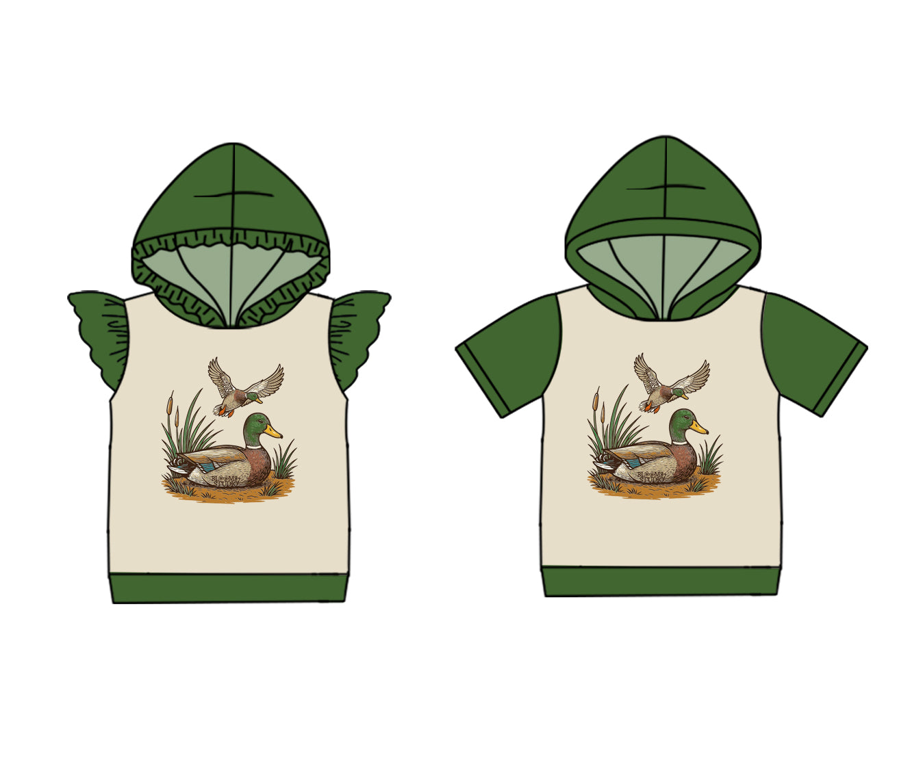 4.23 custom each style moq 5eta 4-6week Sibling Sister duck baby boy top and girl top match family design