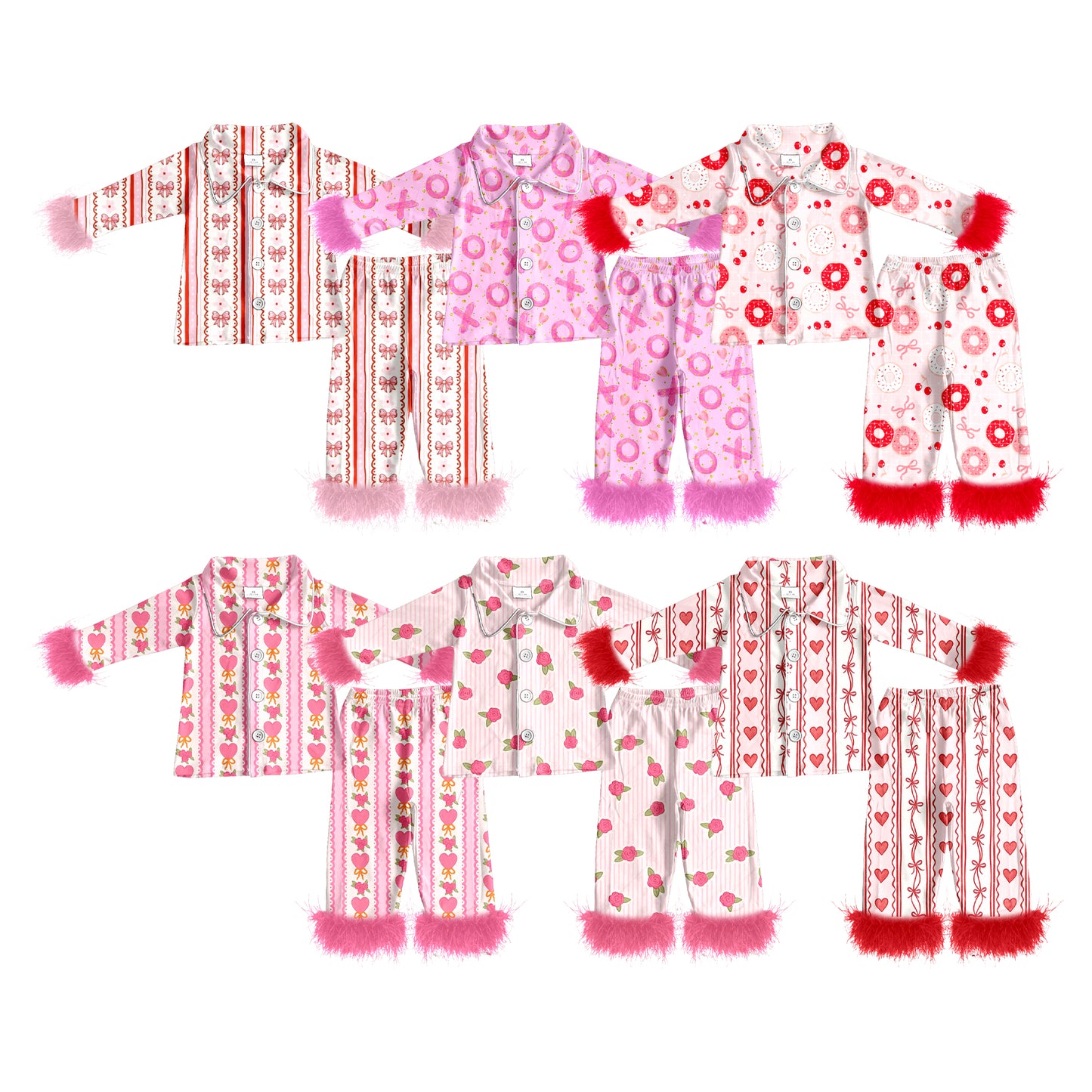 25.11.25 custom each style moq 5 eta 6-8week Sibling Sisters plush baby girl clothes long sleeve pants sets 6 match family design