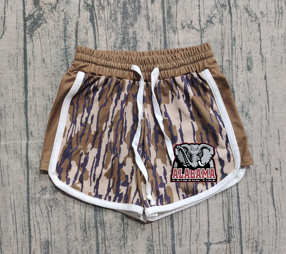 Custom moq 5 mix size milk silk baby kids clothes team camouflage summer shorts-25.11.20