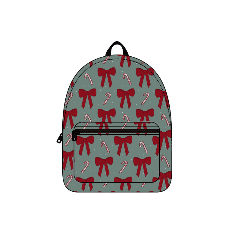 9.10 custom each style moq 5 eta 4-6weeks baby kids Christmas bow fashion backpack