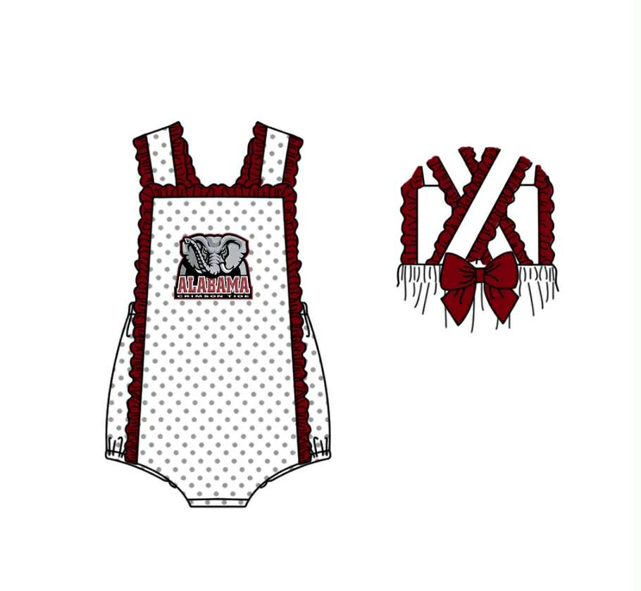 Custom moq 5 mix size milk silk summer teams Baby Girl Sleeveless Polka Dot Romper Cute Summer Outfit