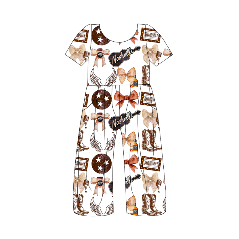Custom moq 5 mix size eta 6-8weeks milk silk summer teams bow baby girl clothes short sleeve jumpsuit-25.10.24