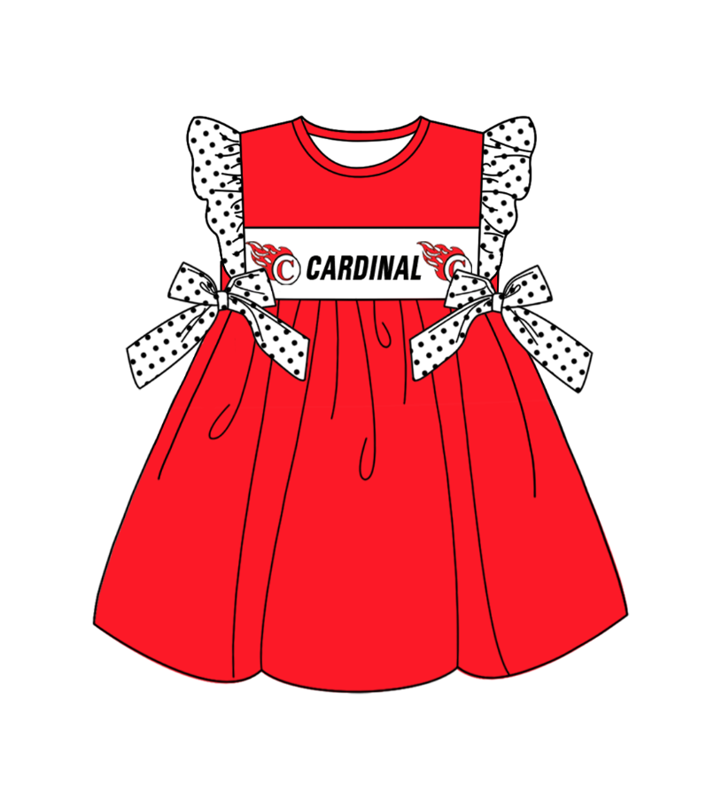 custom moq 3 eta 6-7weeks baby girls clothes flying Sleeves Dress