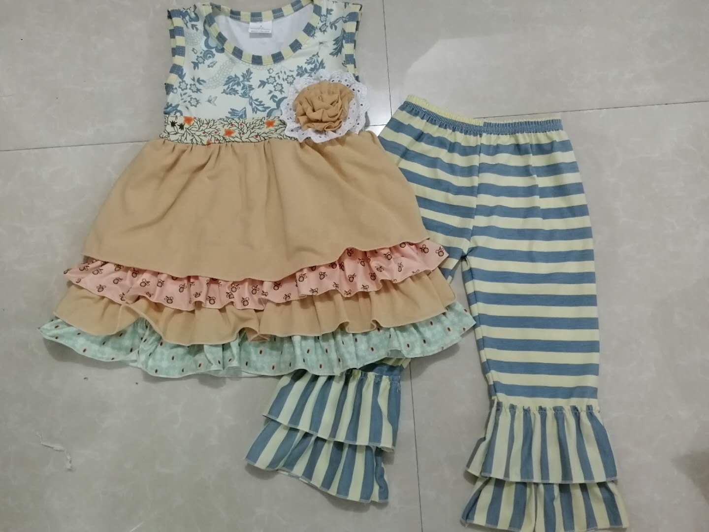 girls sleeveless suit moq 5