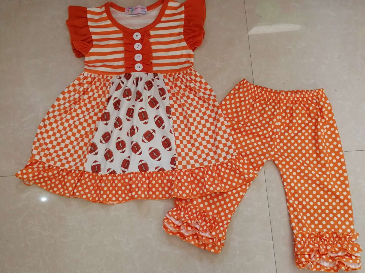 Striped orange suit moq 5