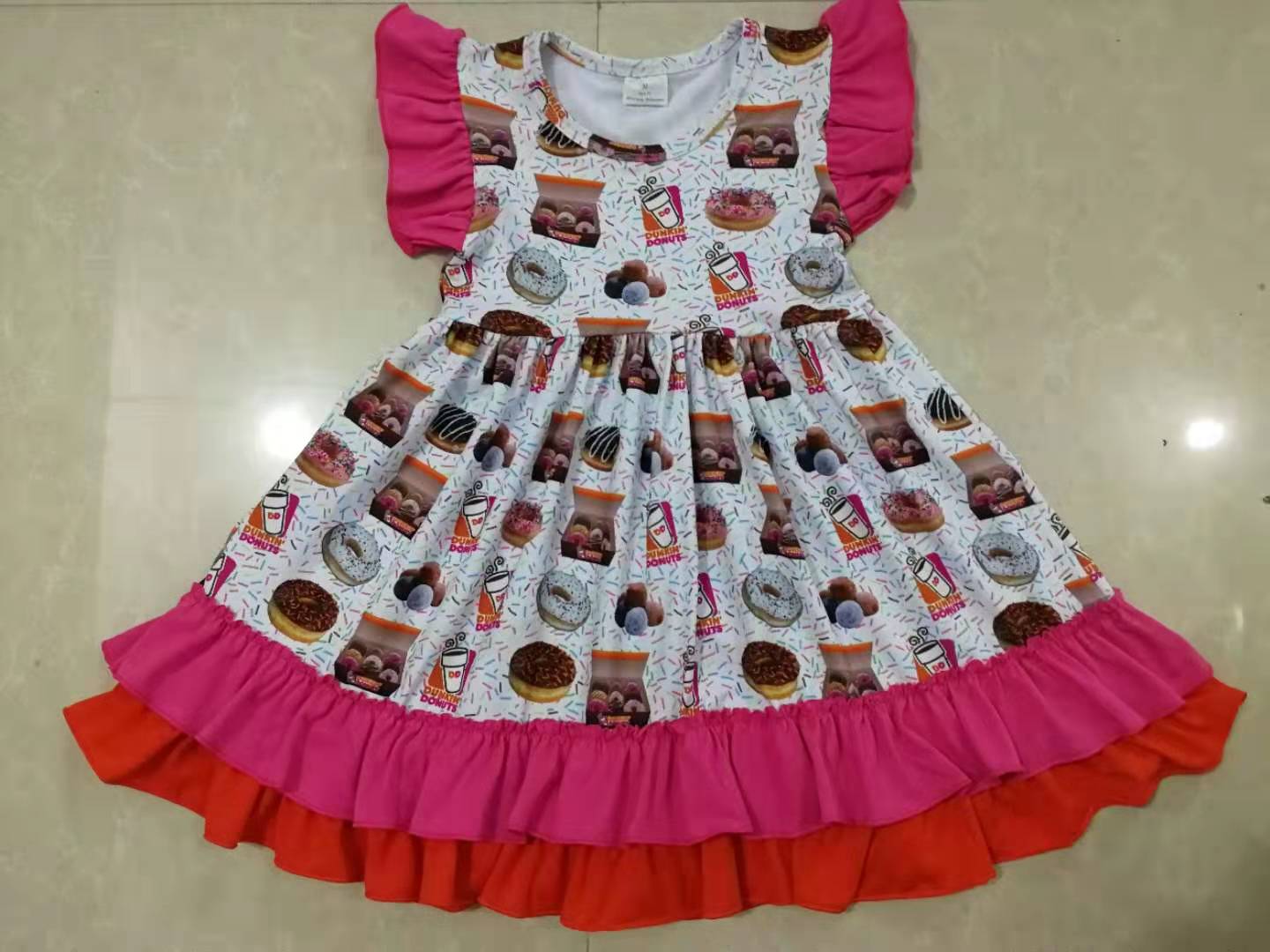 French fries burger girl skirt