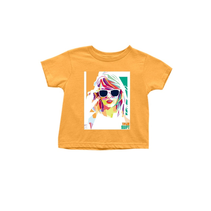 yellow color summer t-shirt