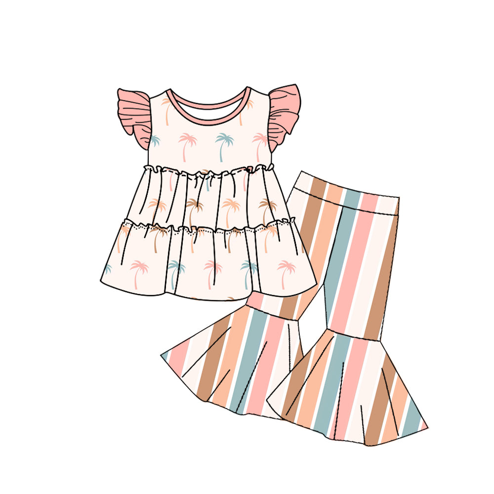 girl fire flying sleeve pants suit