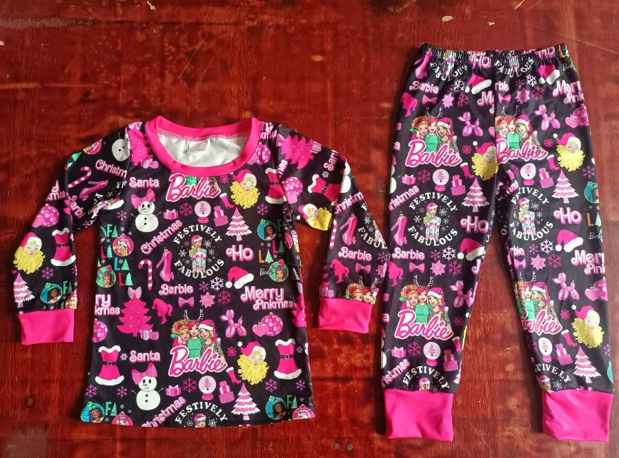 Custom moq 3 eta 6-7weeks Rose Pink Christmas Party Long Sleeve Suit