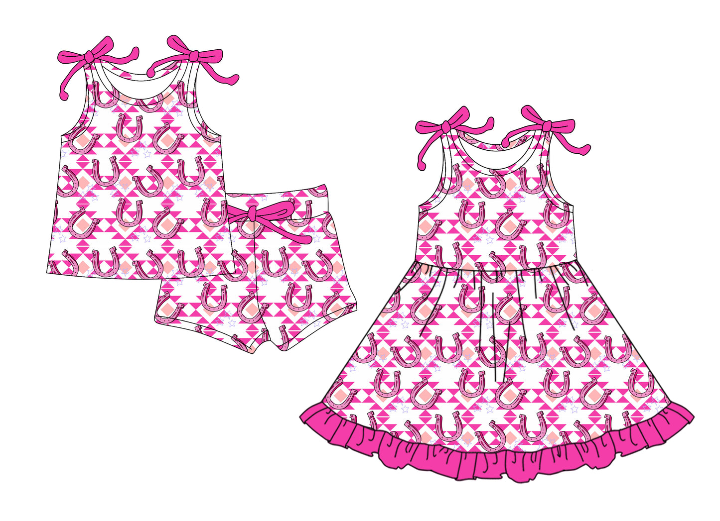 25.12.13 custom each style moq 5 eta 6-8week Sibling Sister geometric baby short sleeve shorts sets and dress match design