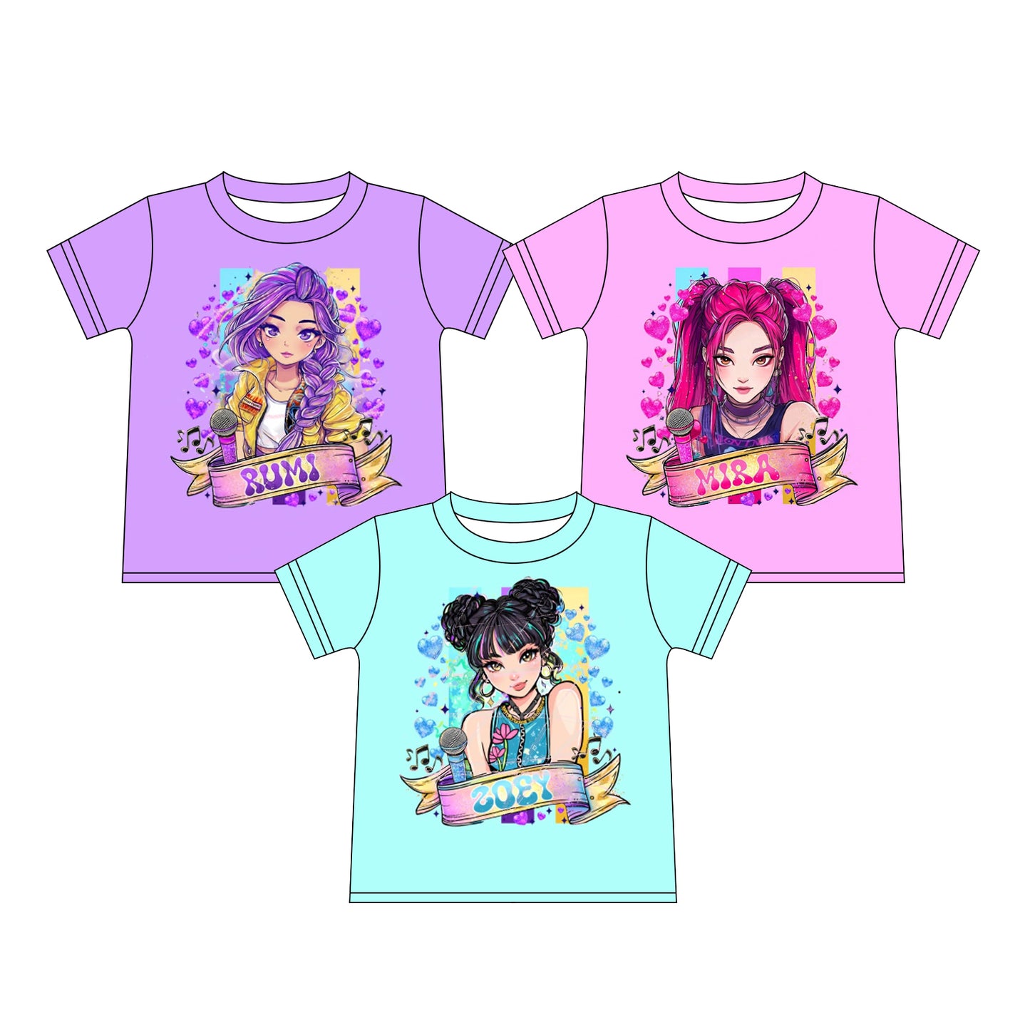 25.12.25 custom each style moq 5 eta 6-8week Sibling Sisters baby girl short sleeve top 3 match family design