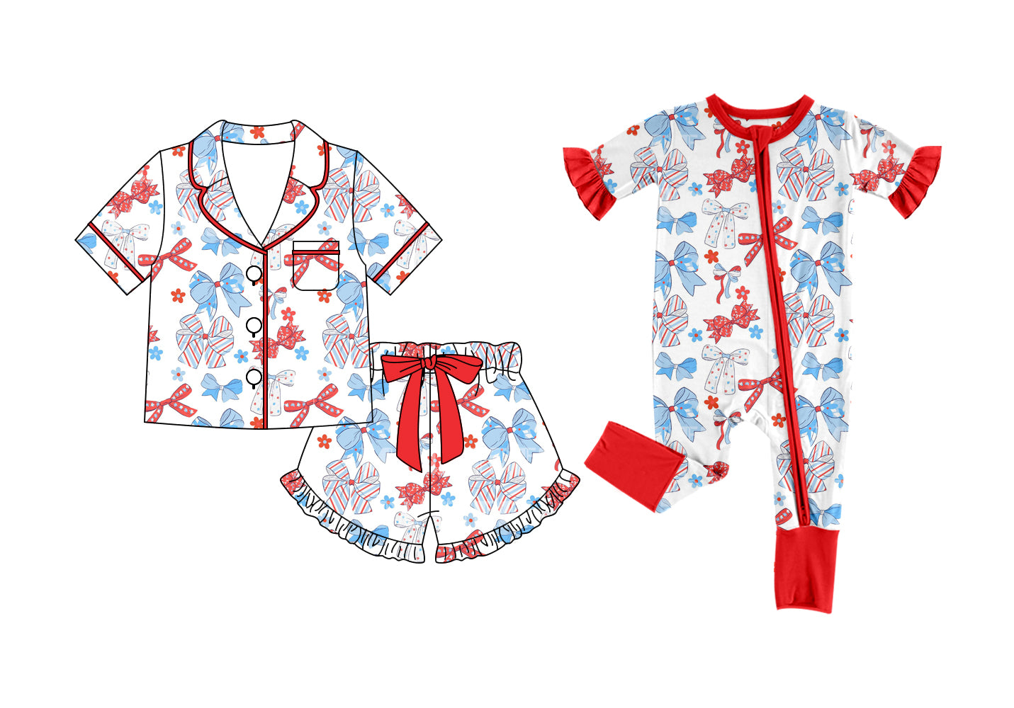 26.1.1 custom each style moq 5 eta 6-8week Sibling Sisters bow baby girl short sleeve shorts sets and rompers match family design