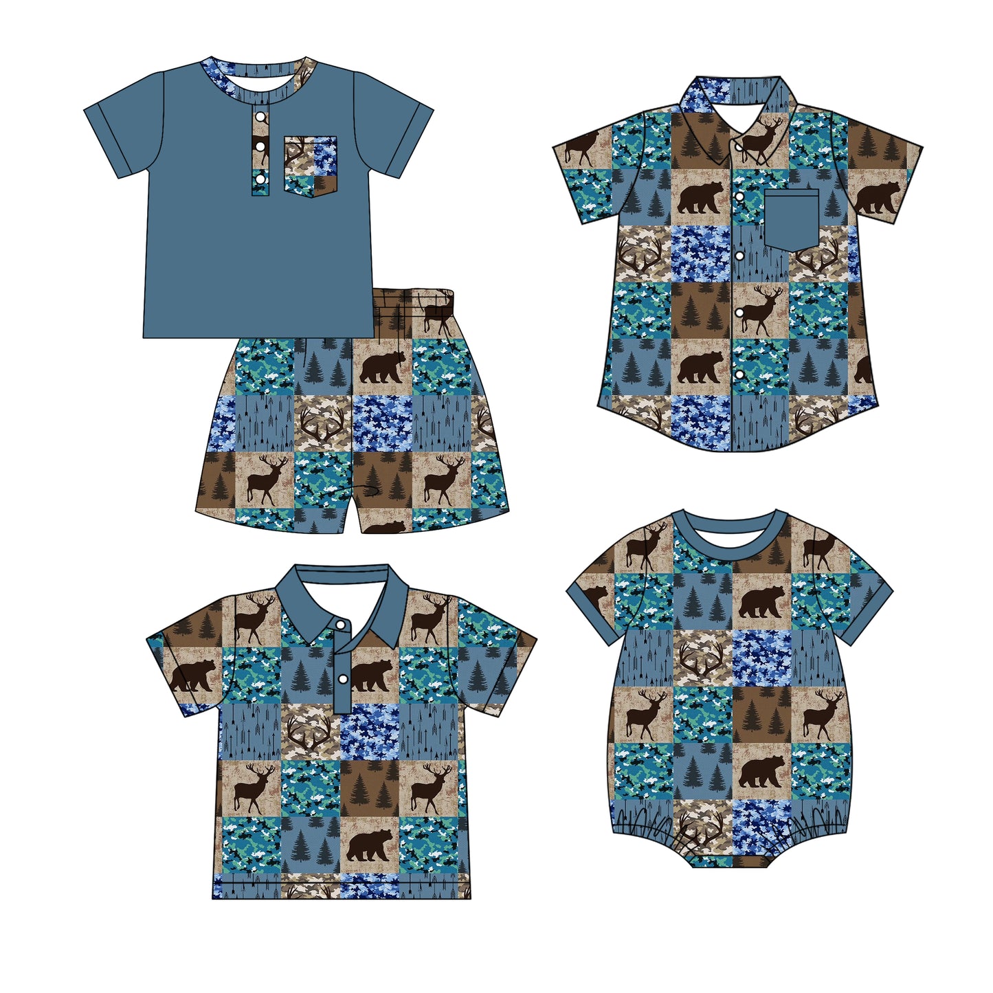 25.12.18 custom each style moq 5 eta 6-8 week Sibling Sister baby boy short sleeve shorts sets and boy rompers and top 2 match family design