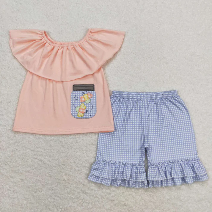 RTS NO MOQ baby girl clothes Rompers Clothes Sets