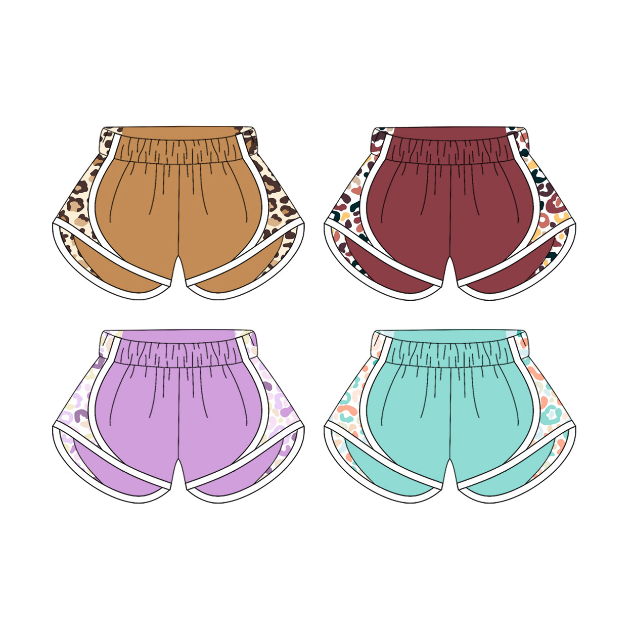 3.22 custom each style moq 5eta 4-6week Sibling Sister baby girl clothes summer shorts 1 and shorts 9 match family design