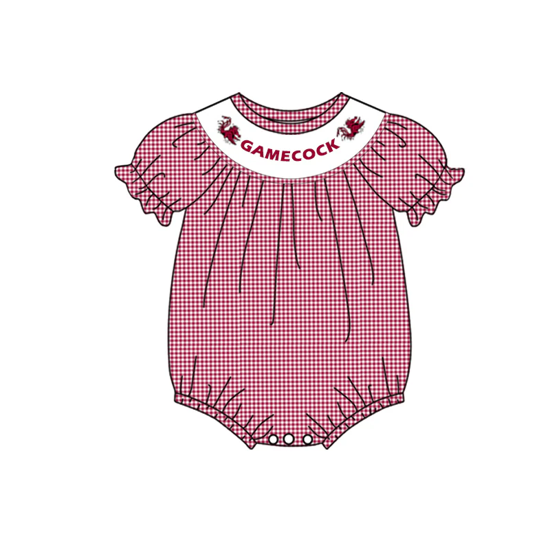 Deadline: May 14 custom eta 5week no moq eta 5-6weeks camecock team romper