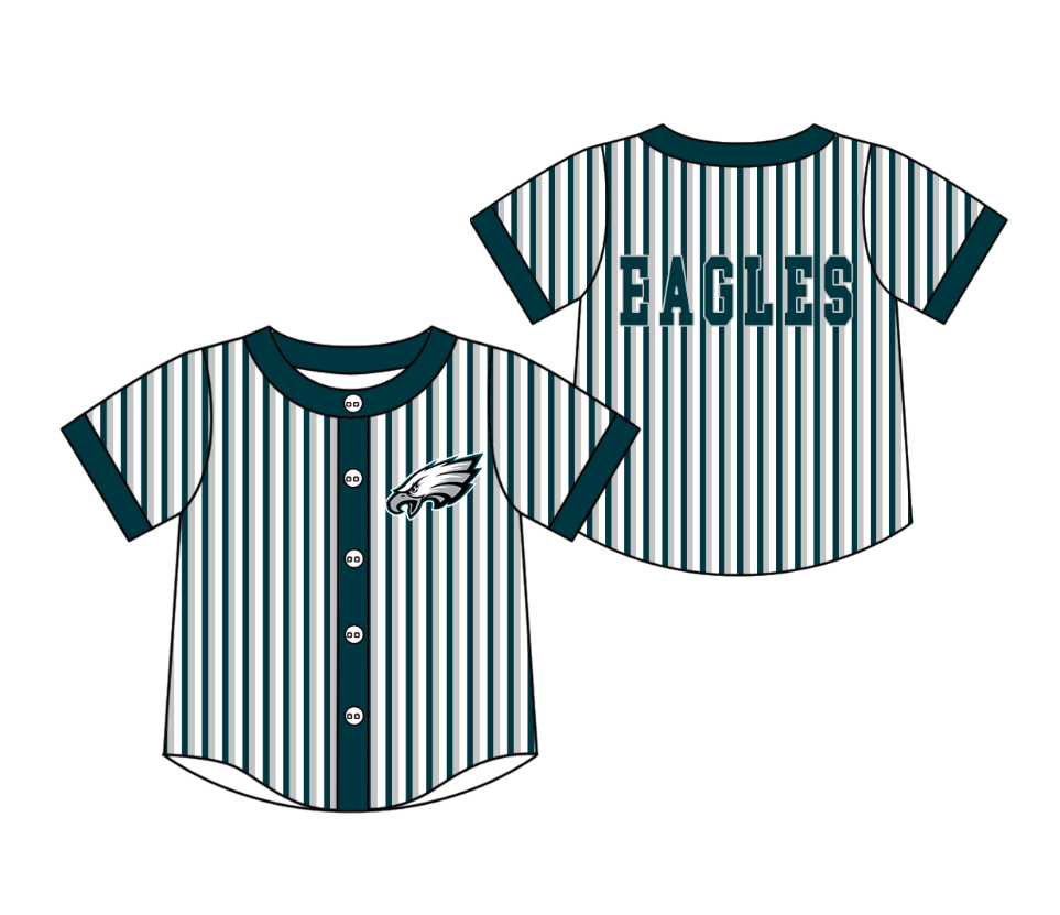 Custom moq 5 mix size milk silk summer teams Green Striped Short-Sleeved Button-Down Shirt for Baby Boy Summer Outfit