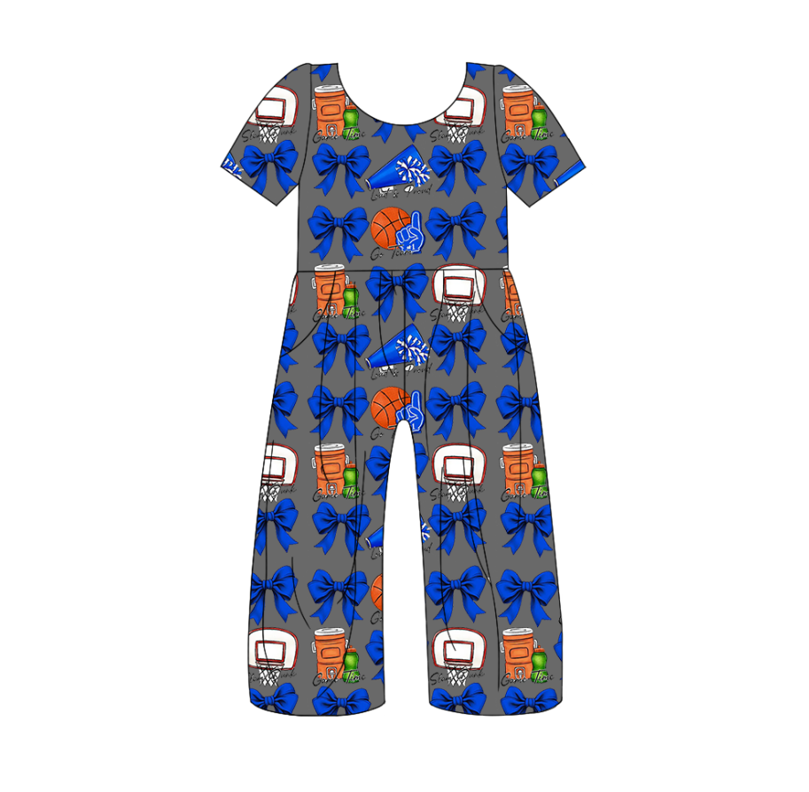 Custom moq 5 mix size eta 6-8weeks milk silk summer teams bow blue baby girl clothes short sleeve jumpsuit-25.10.24