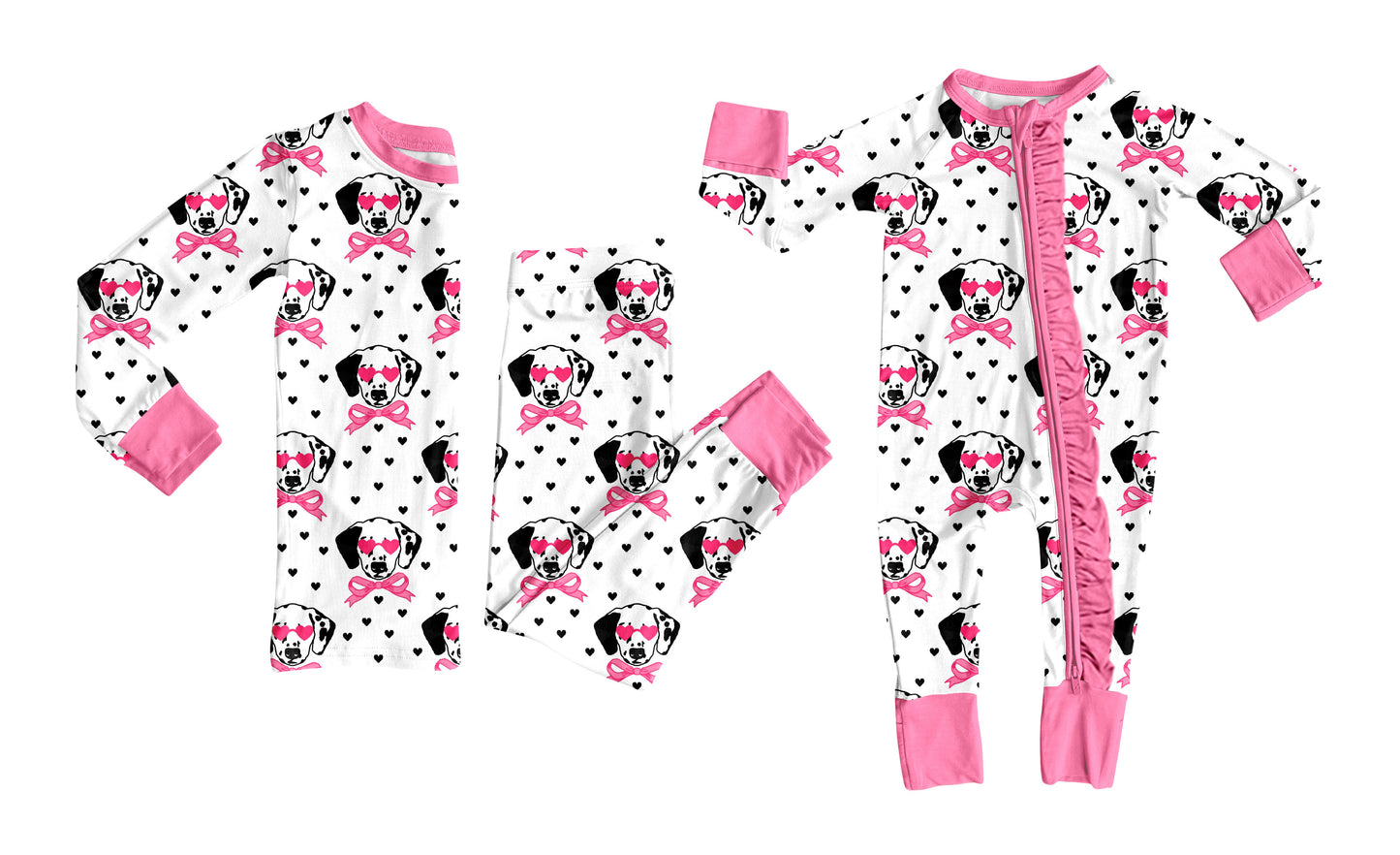 25.9.6 custom each style moq 5eta 4-6week Sibling Sisters puppy bow baby girl clothes long sleeve pants sets and romper match family design